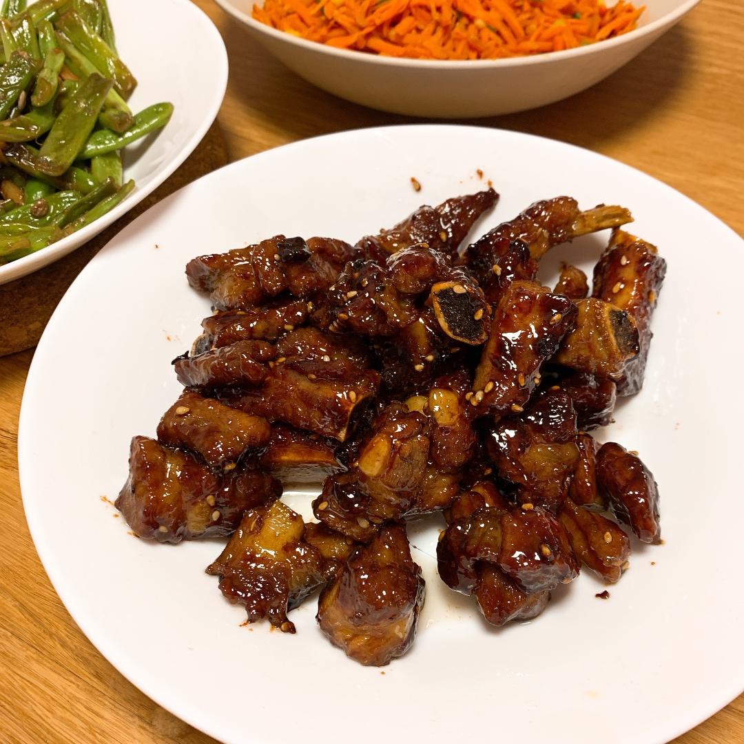 糖醋排骨/糖醋小排（不放油）（12345口诀做出正宗上海本帮）