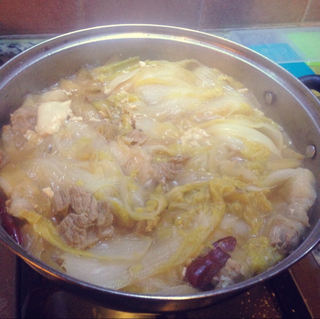 猪肉白菜炖粉条