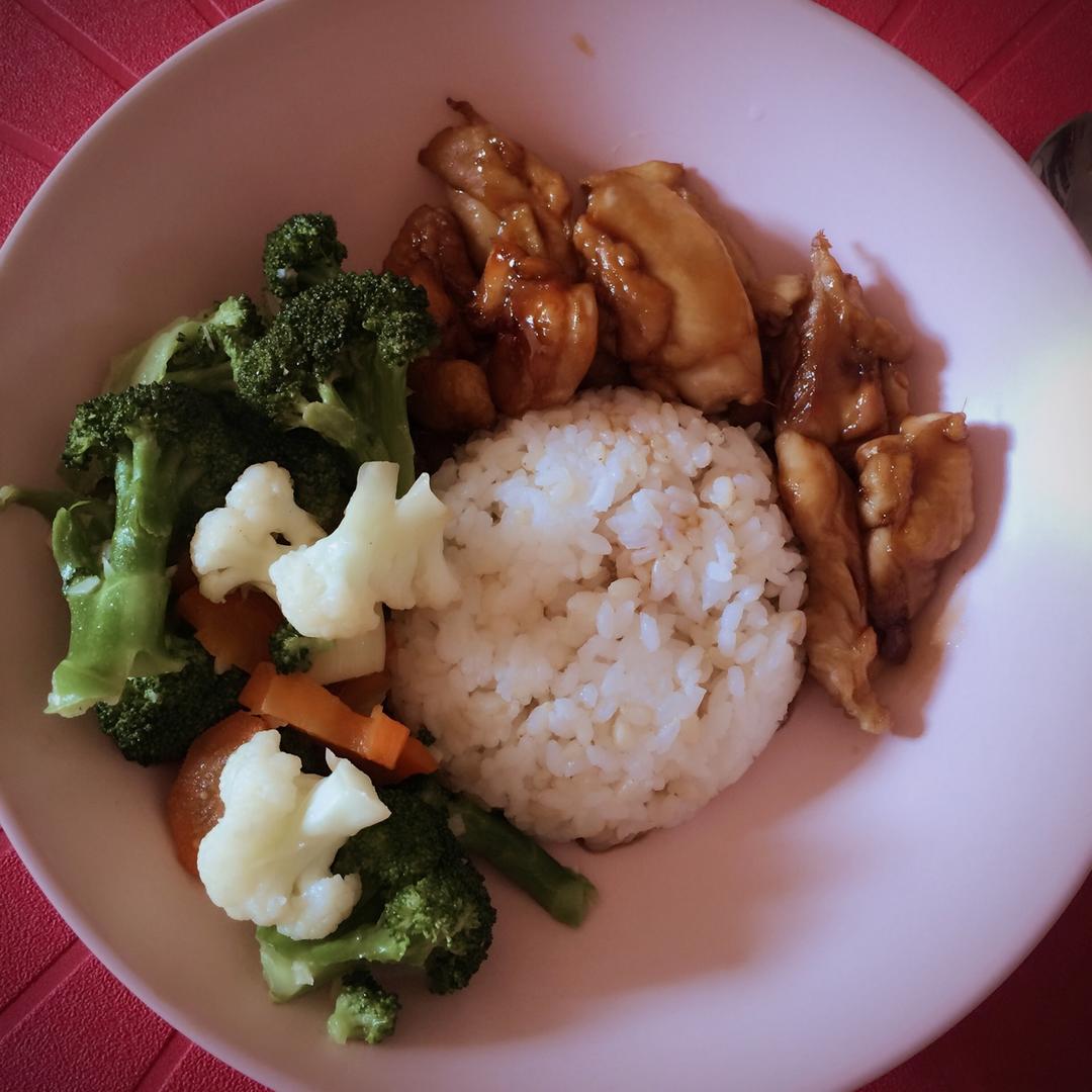 照烧鸡腿饭
