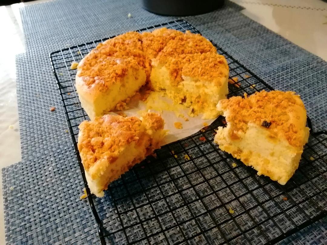 ❗️古早味咸蛋黄肉松蛋糕