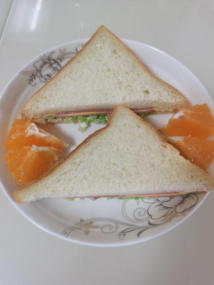 🥪鸡蛋火腿三明治