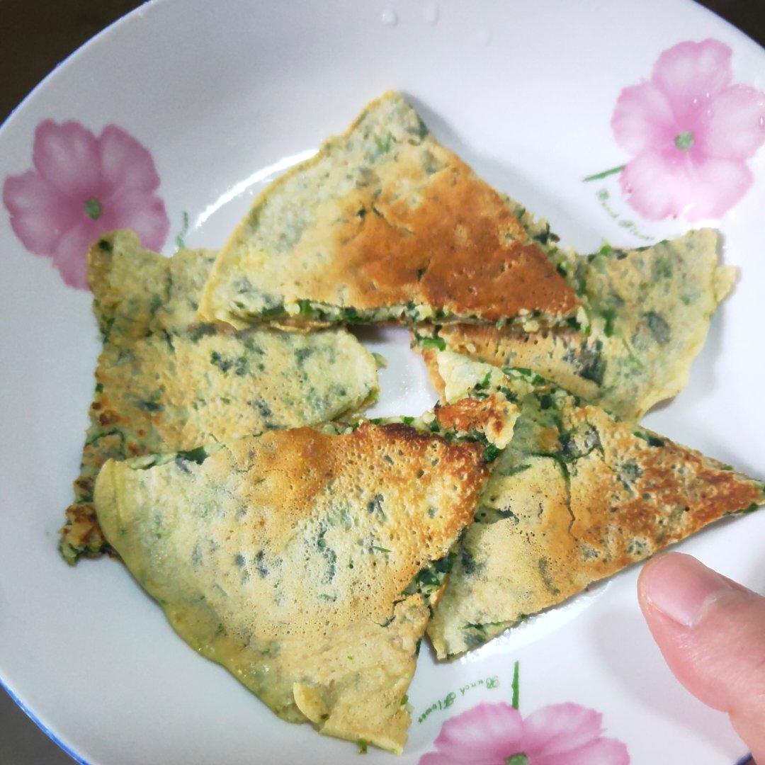 宝宝辅食——菠菜猪肝鸡蛋饼