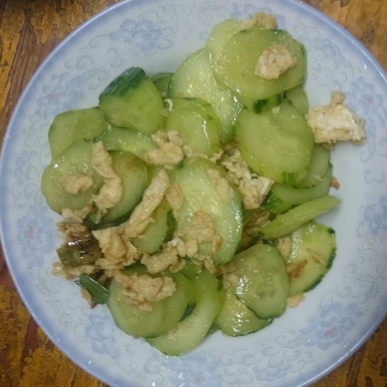 黄瓜炒蛋