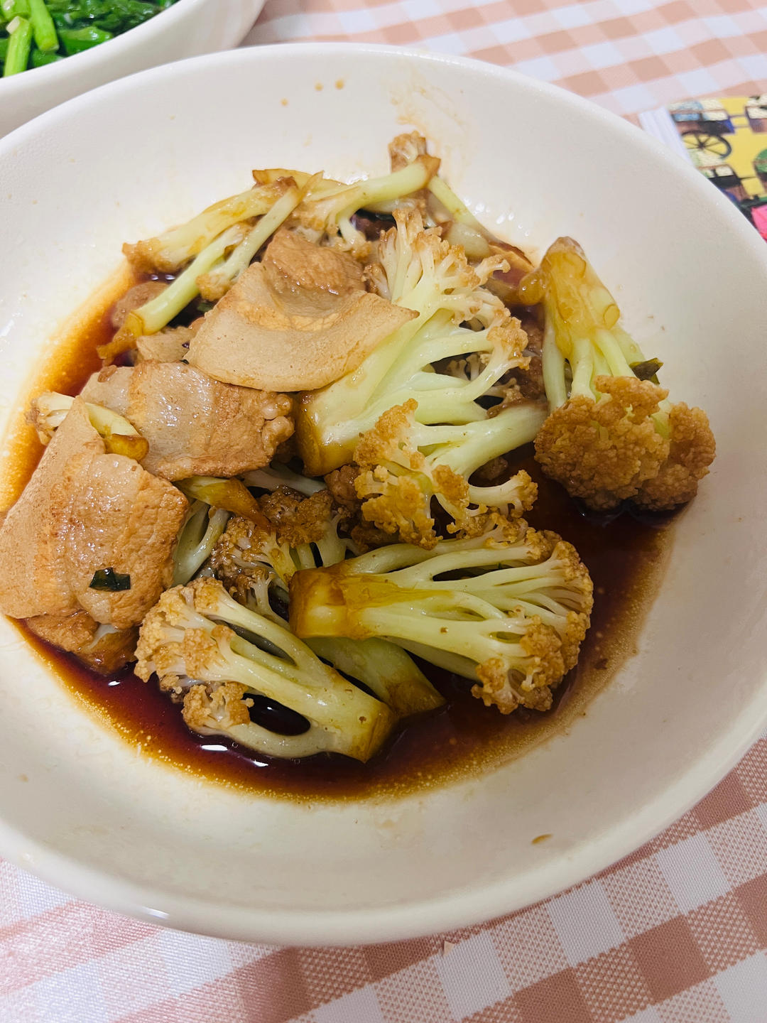 [新手绝不失败]菜花炒肉