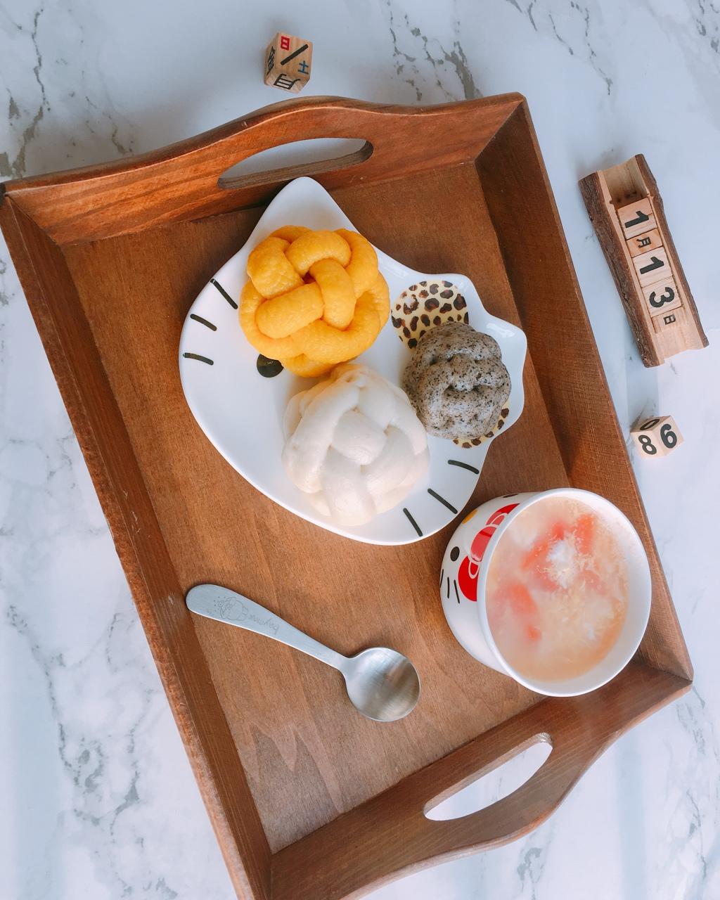 发酵面团-绣球包