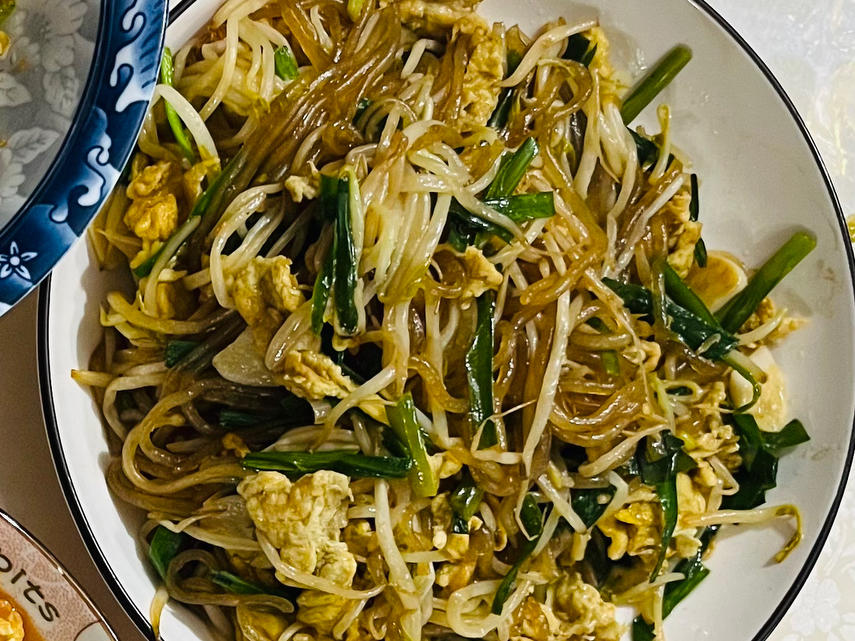 豆芽炒粉条