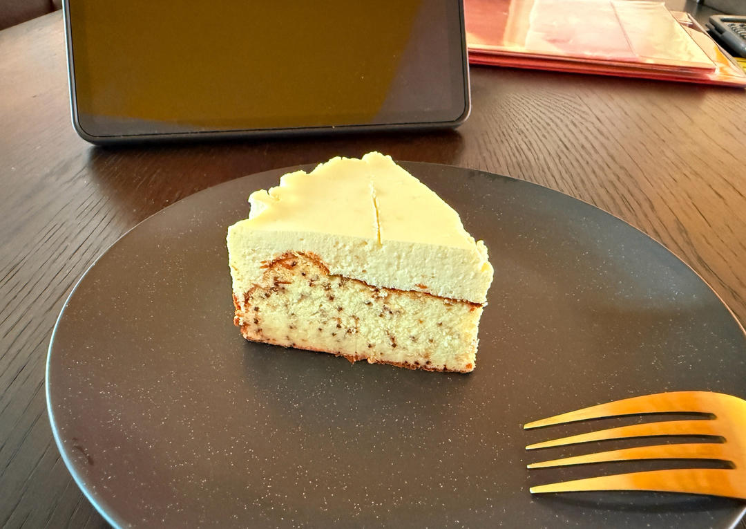 青柠伯爵红茶巴斯克芝士蛋糕！双重体验！