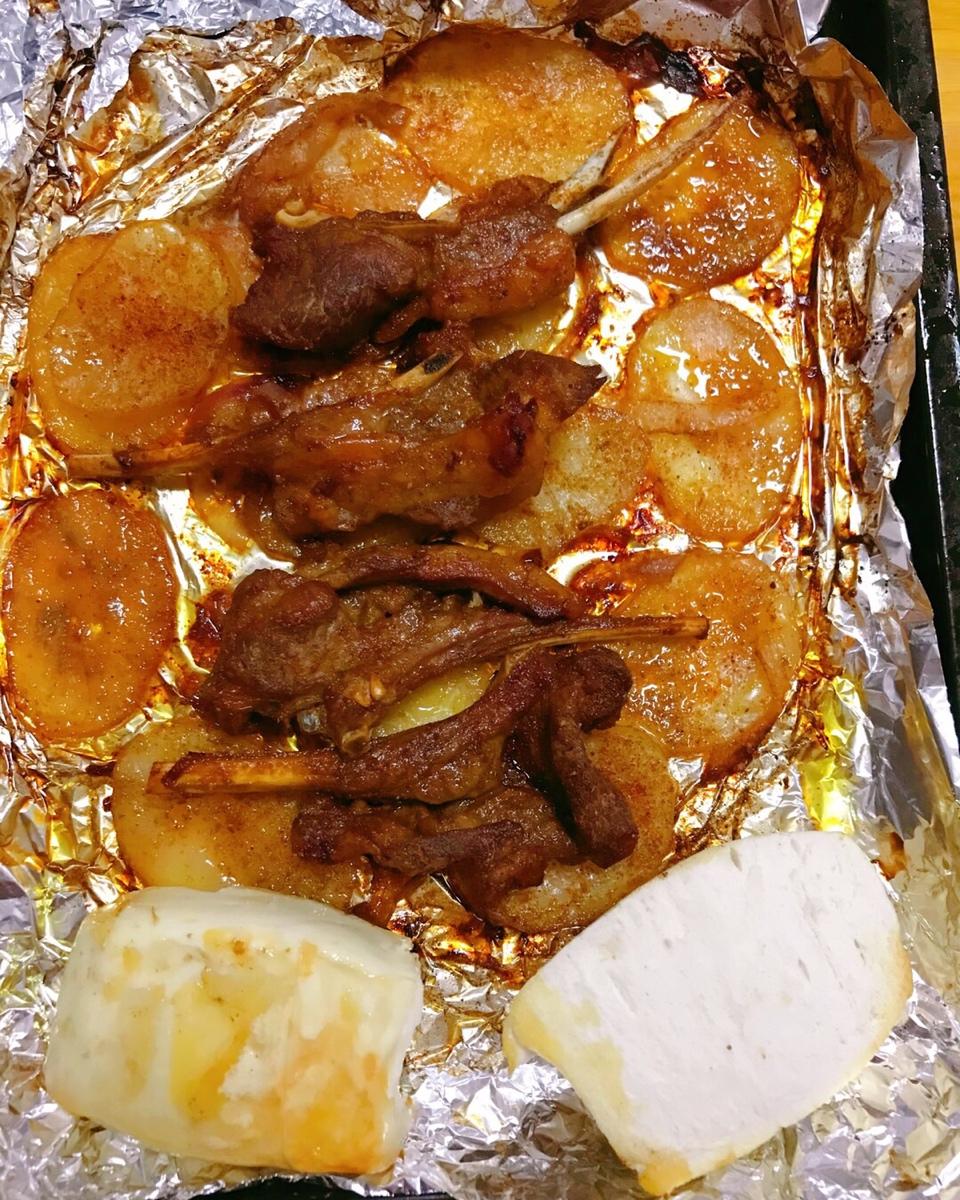 烤箱版的烤羊排