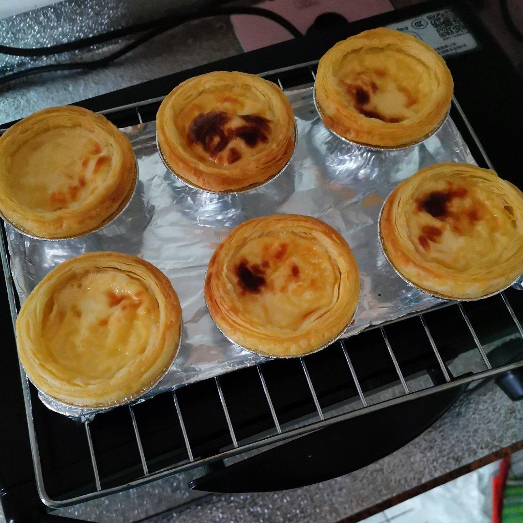 简易蛋挞「美的10L小烤箱」