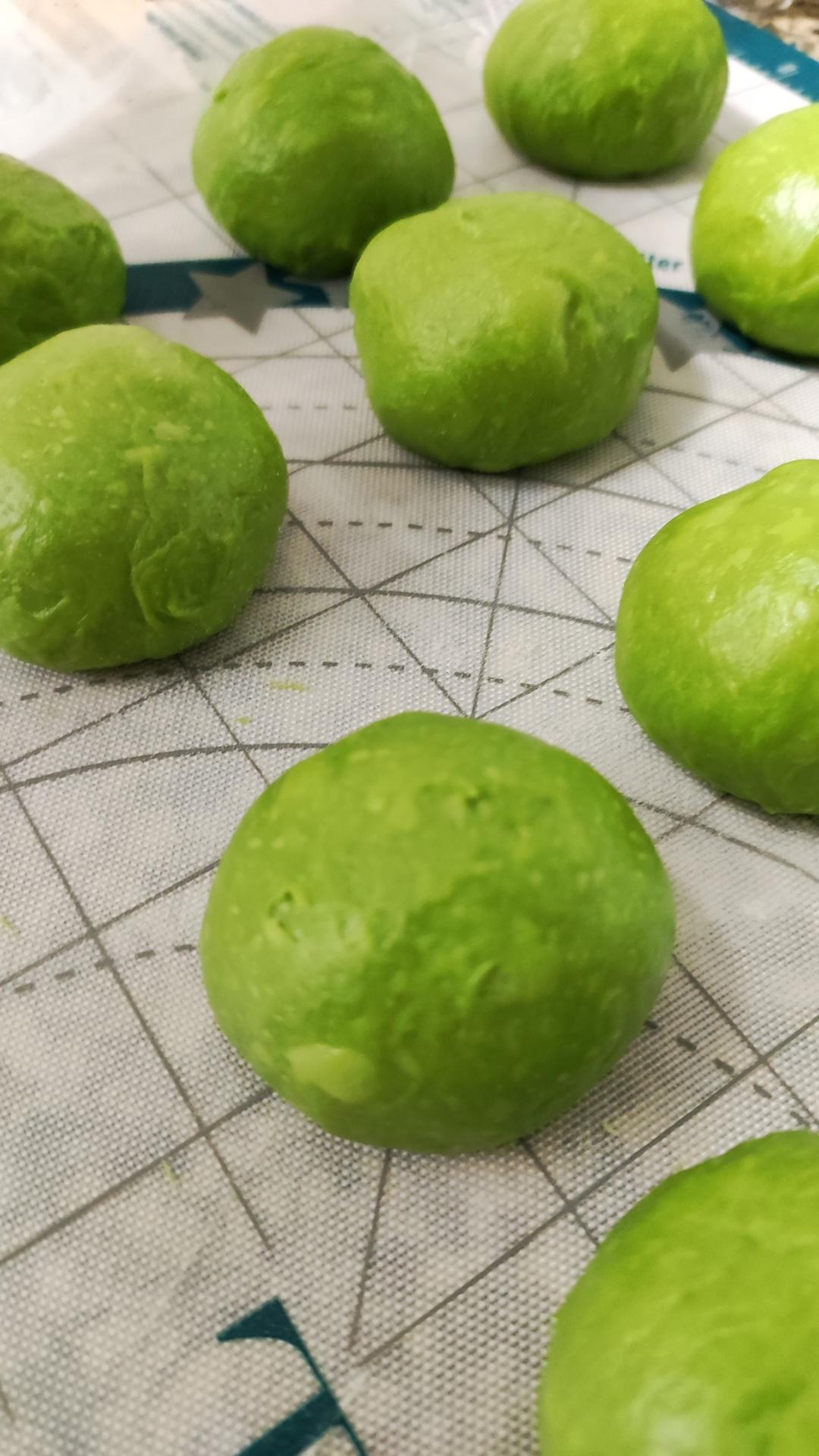 抹茶蔓越莓奶酥小吐司🍞春日里的一抹绿🌱