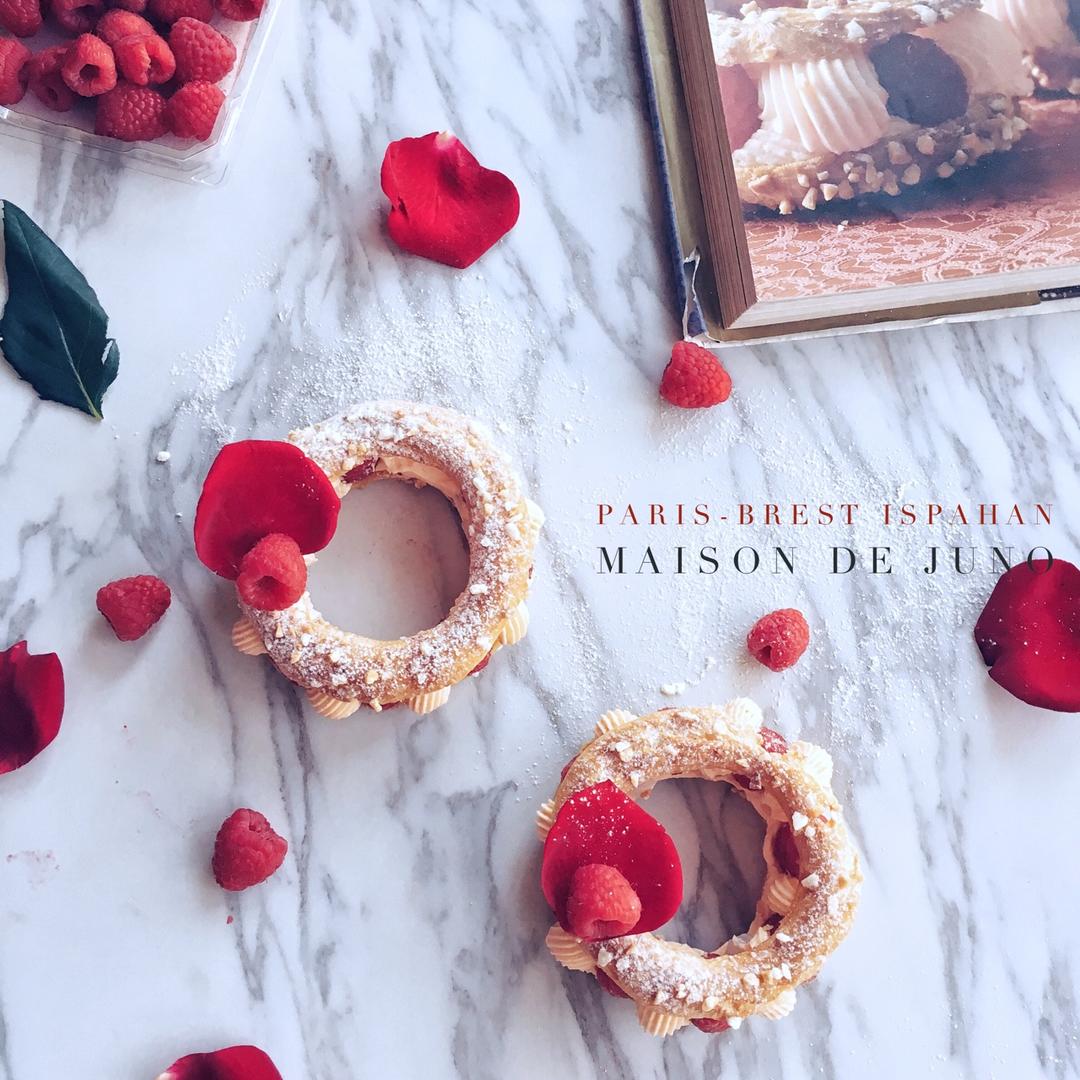 Paris-Brest Ispahan by PH 玫瑰荔枝树莓车轮泡芙