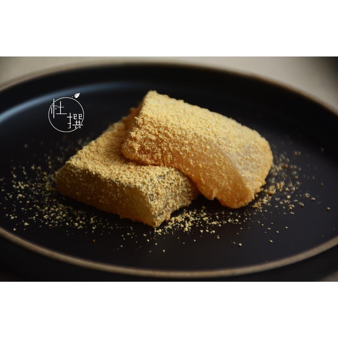和菓子：黑糖蕨饼