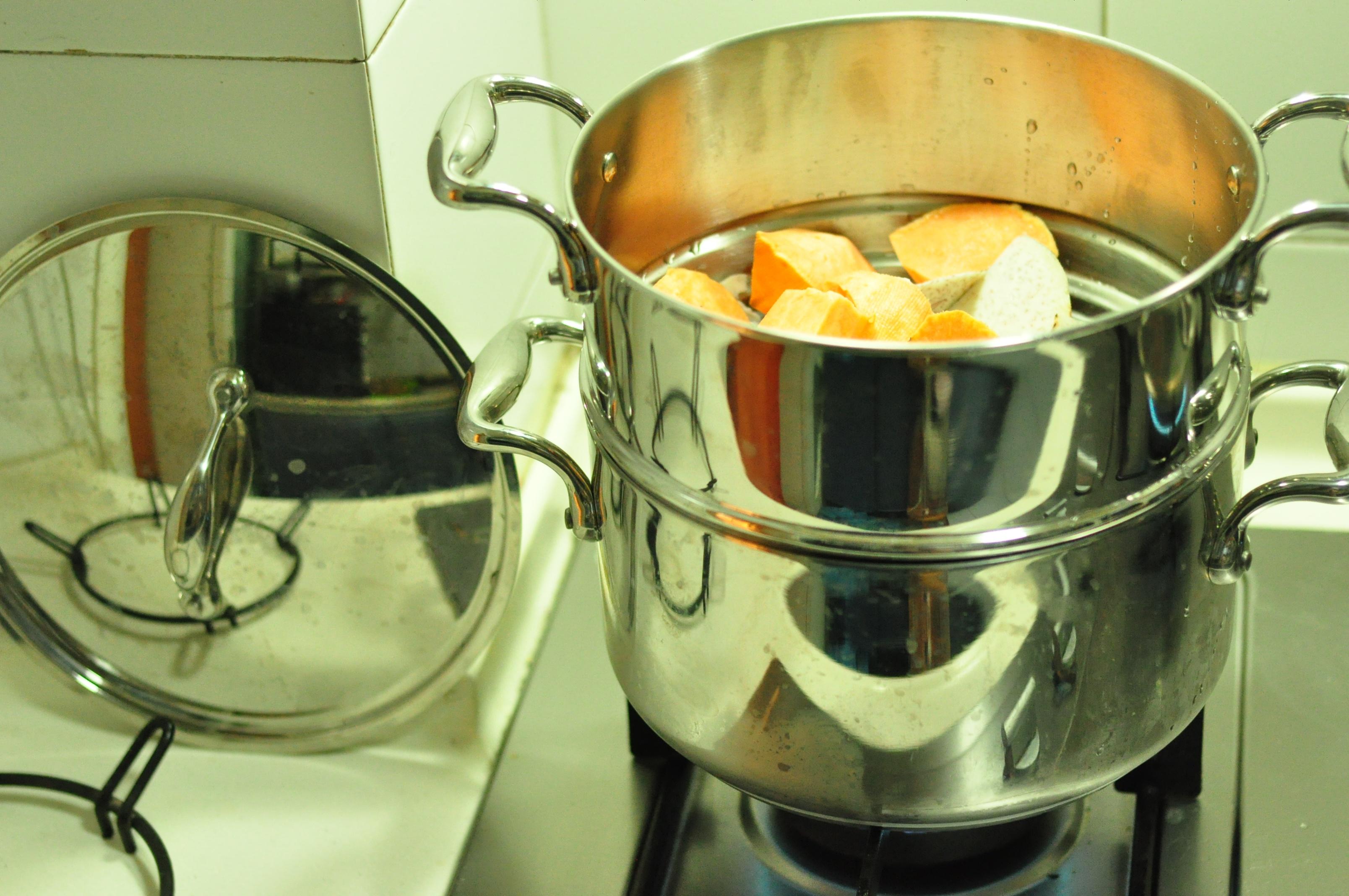 月子菜——红豆芋圆甜汤（附芋圆薯圆做法）的做法 步骤4