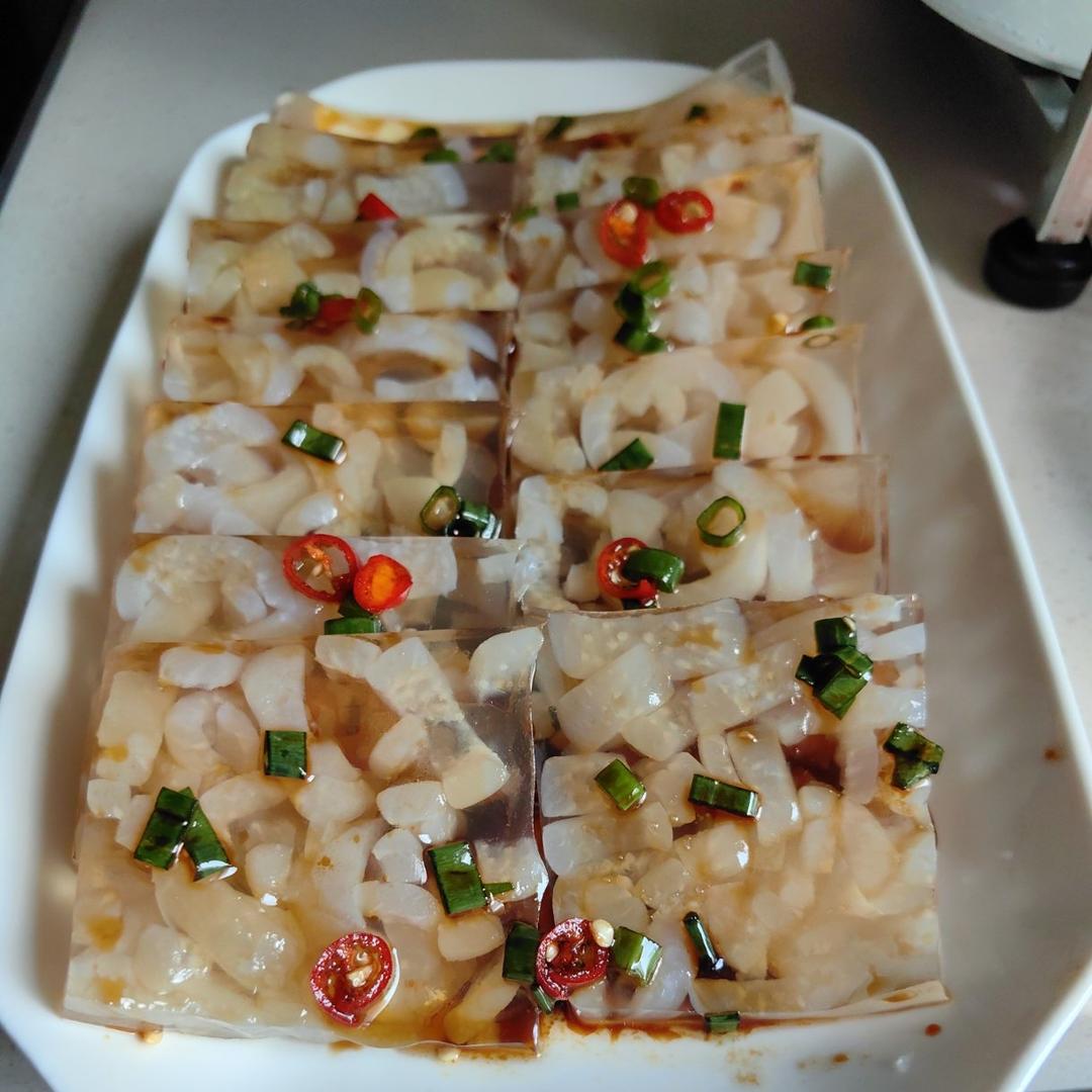 水晶肉皮冻
