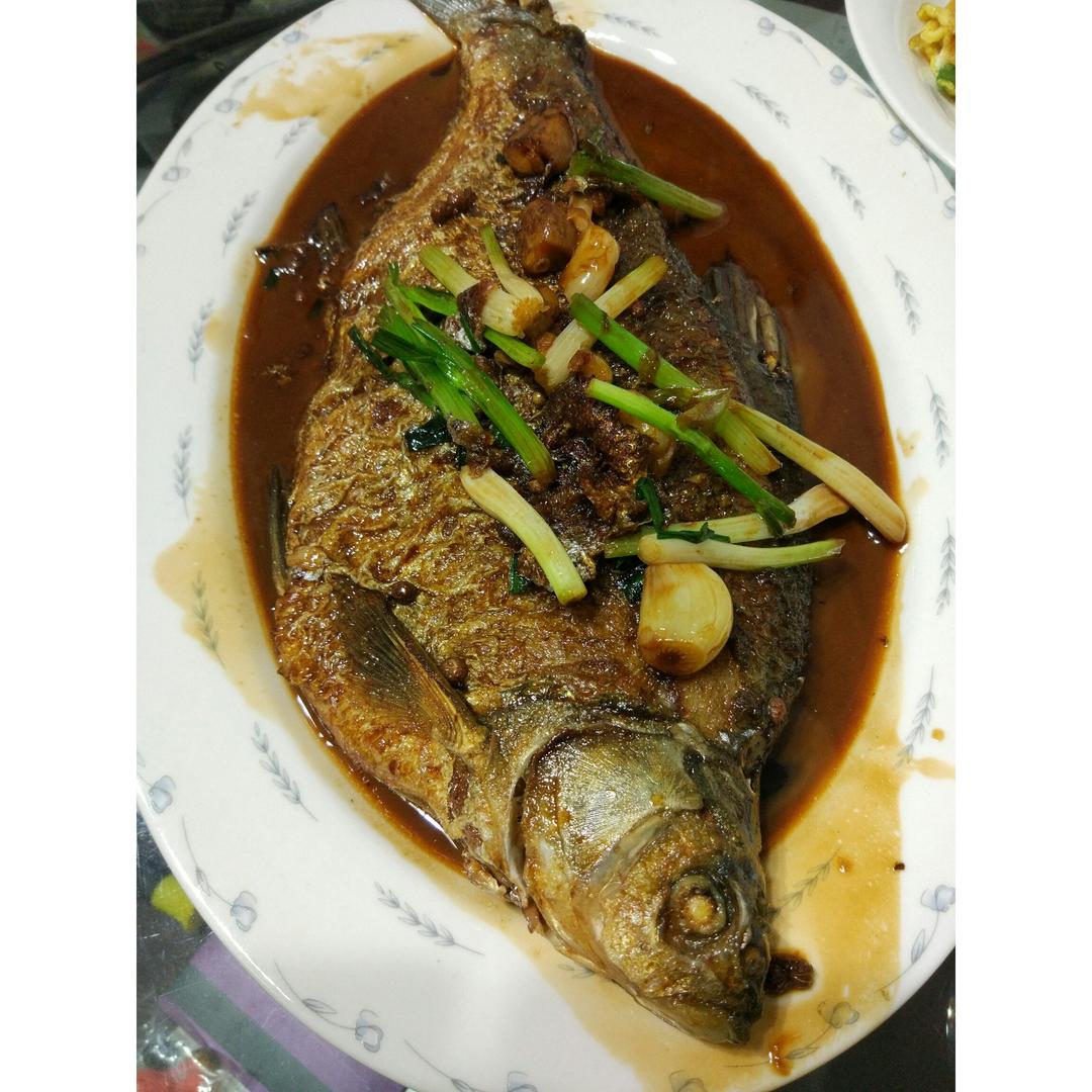 家常红烧扁鱼