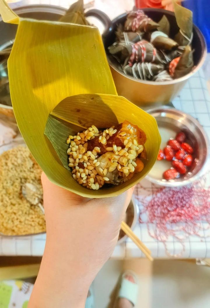 好吃到飞起的肉粽子