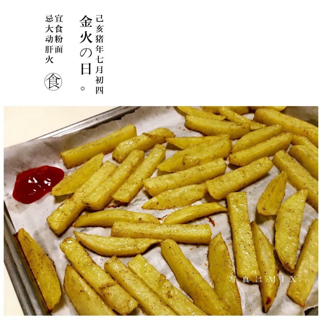 烤薯条（烤箱版非油炸）