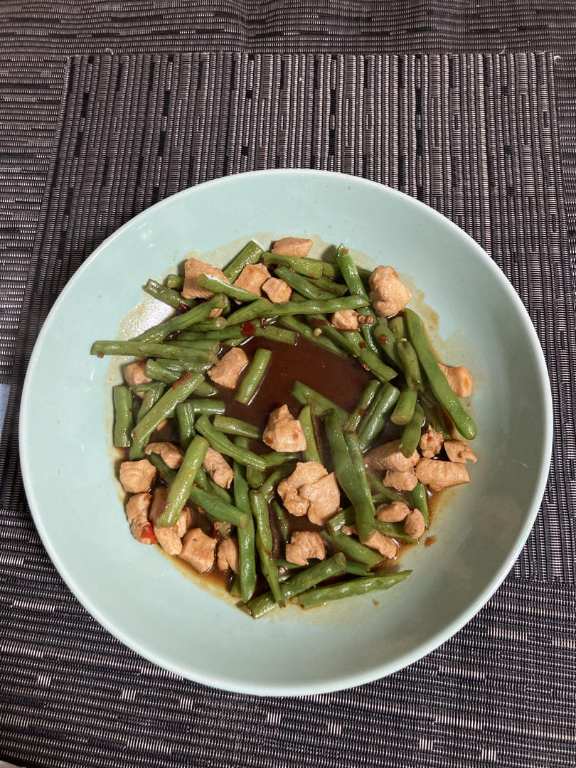 比肉好吃百倍无敌下饭素炒豆角丝