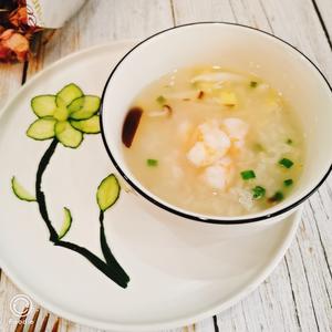 菌菇虾仁玉米粥的做法 步骤3
