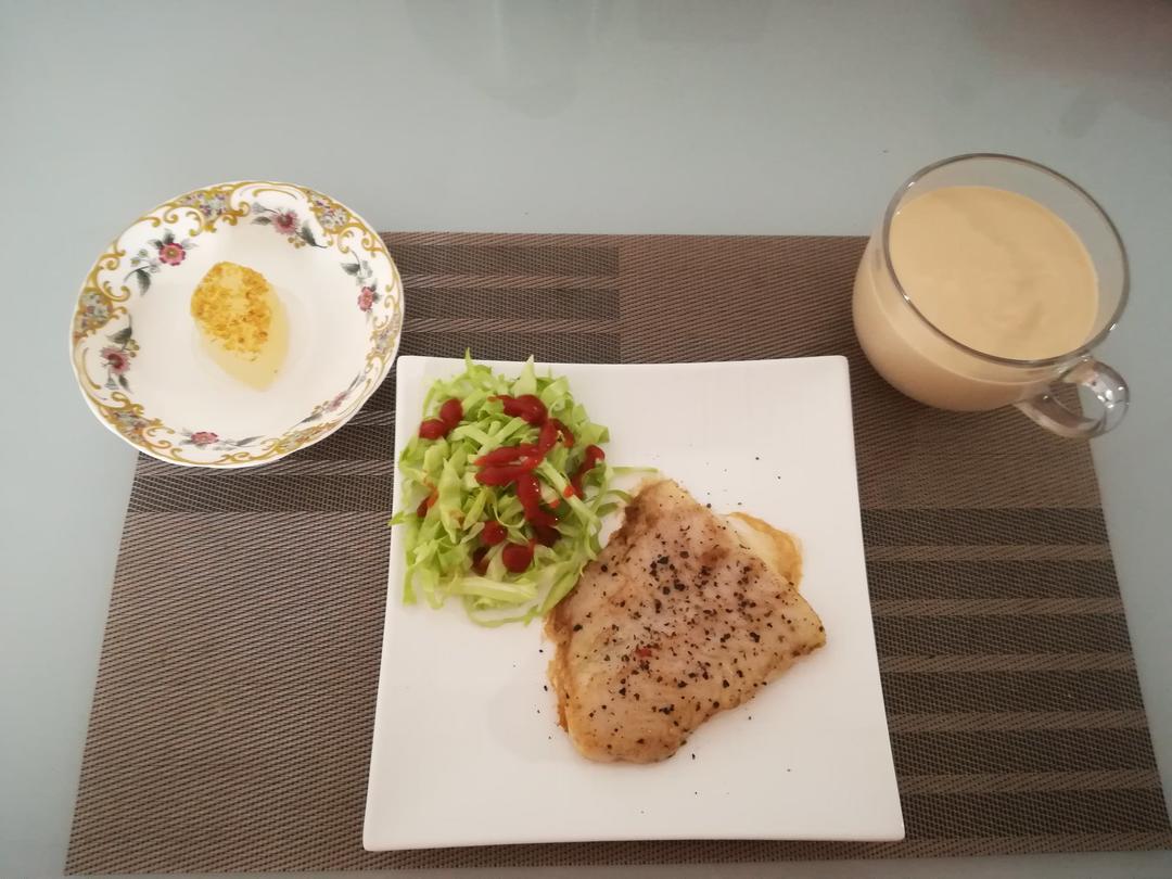 香煎龙利鱼——fit食谱系列