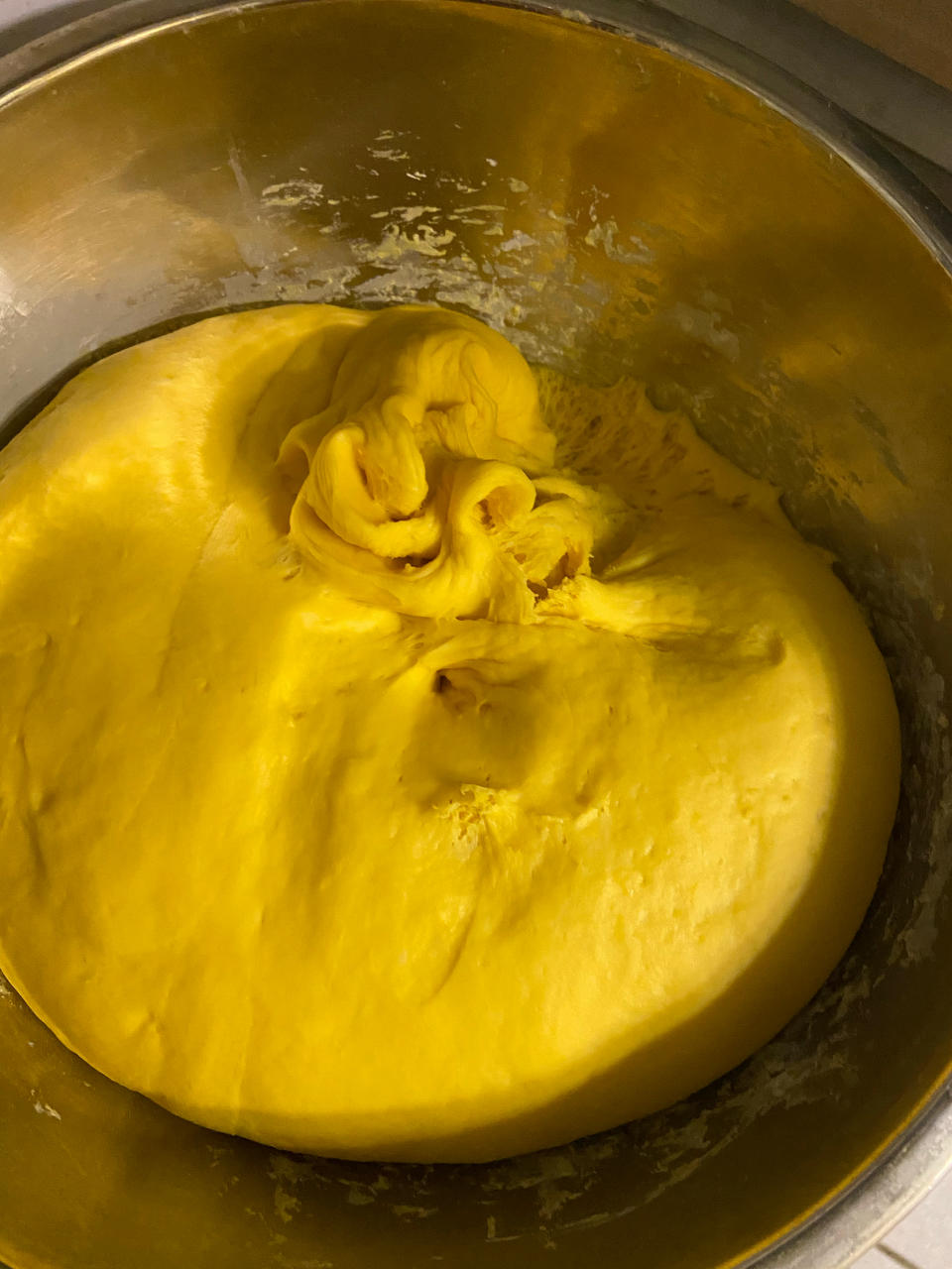 玫瑰花馒头（南瓜版）