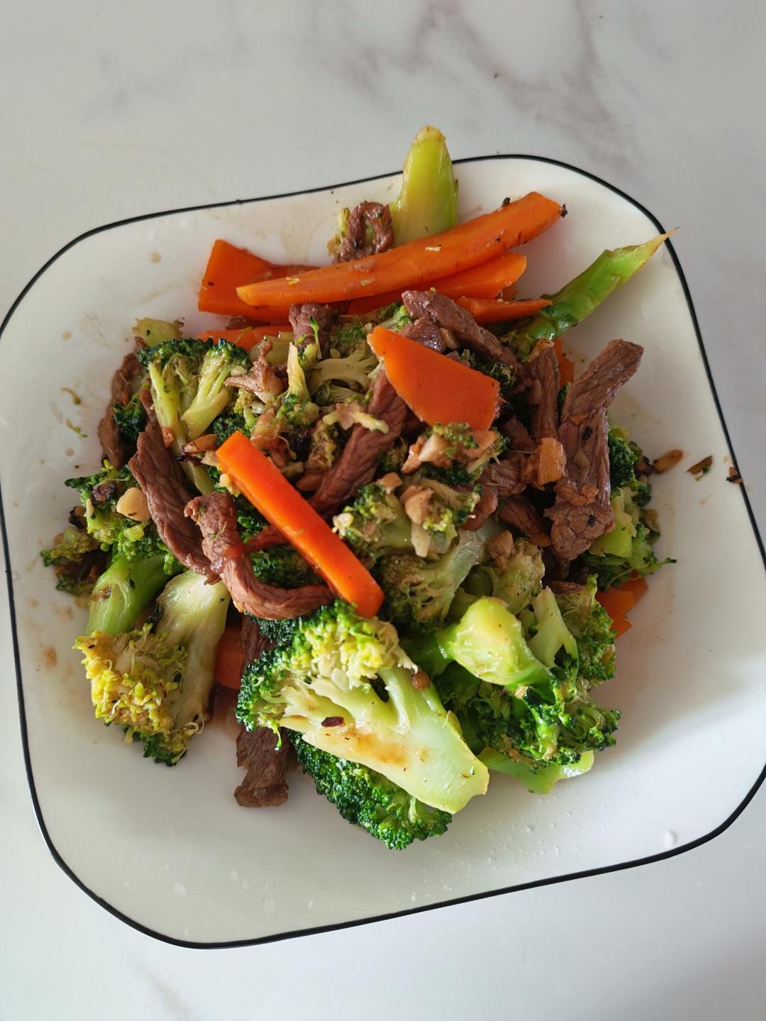 牛肉炒西兰花