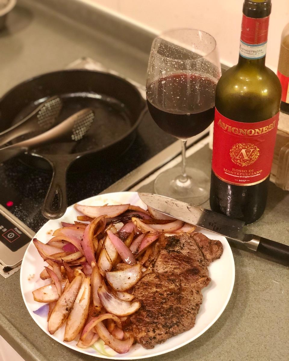 鑄鐵鍋美式煎牛扒           Cast iron pan steak