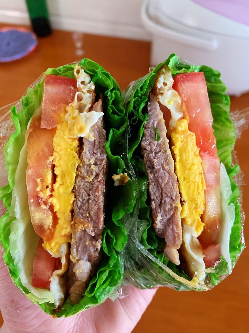 关晓彤版｜减脂生菜三明治🥪250大卡吃饱