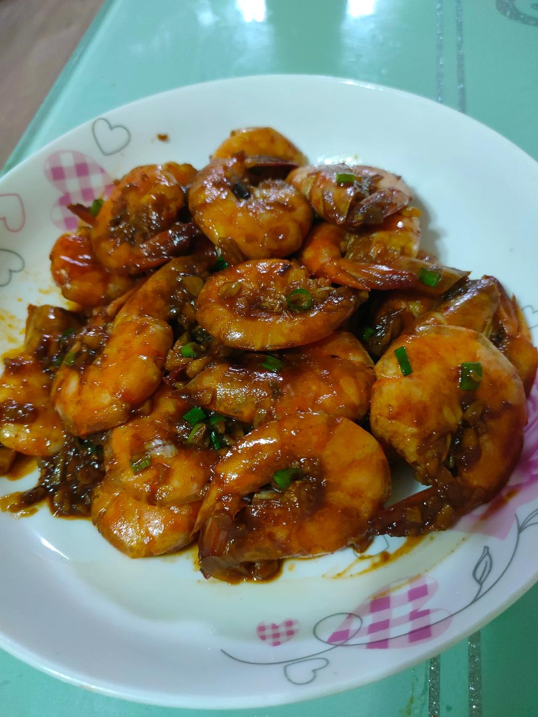 家庭版油焖大虾