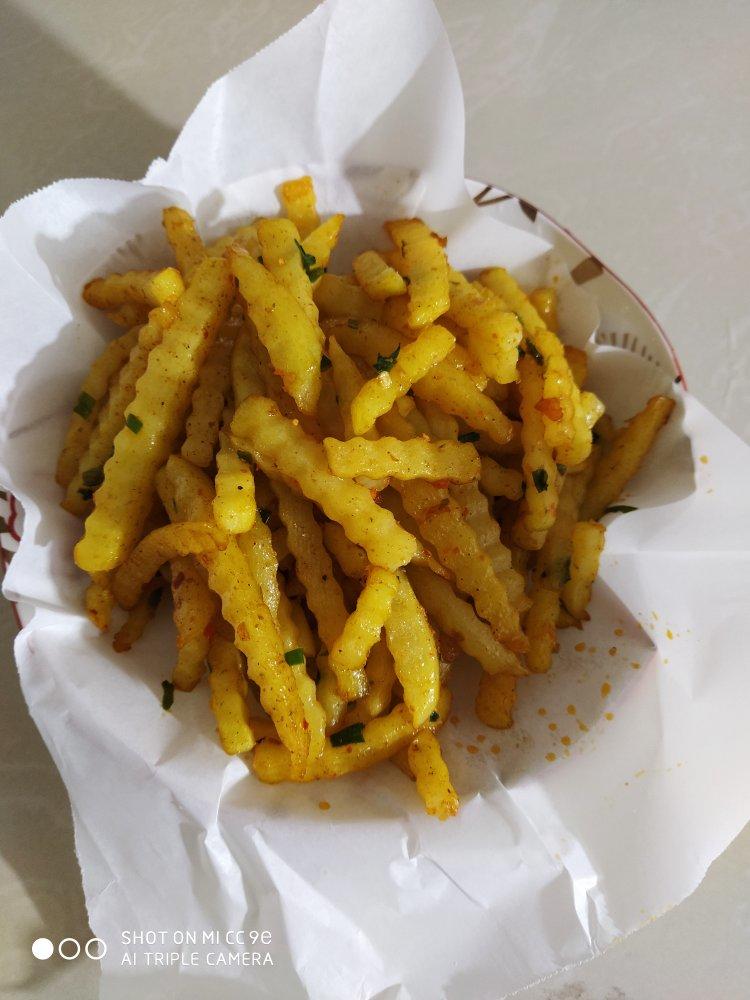 炸香辣土豆条