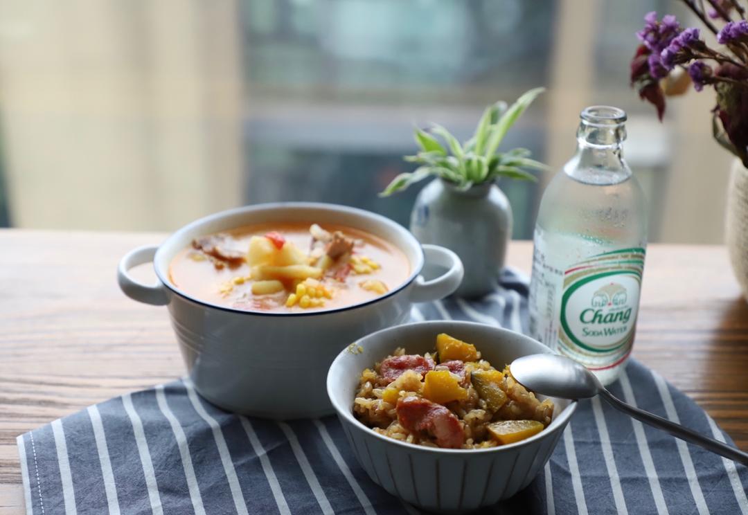 玉米番茄牛肉汤