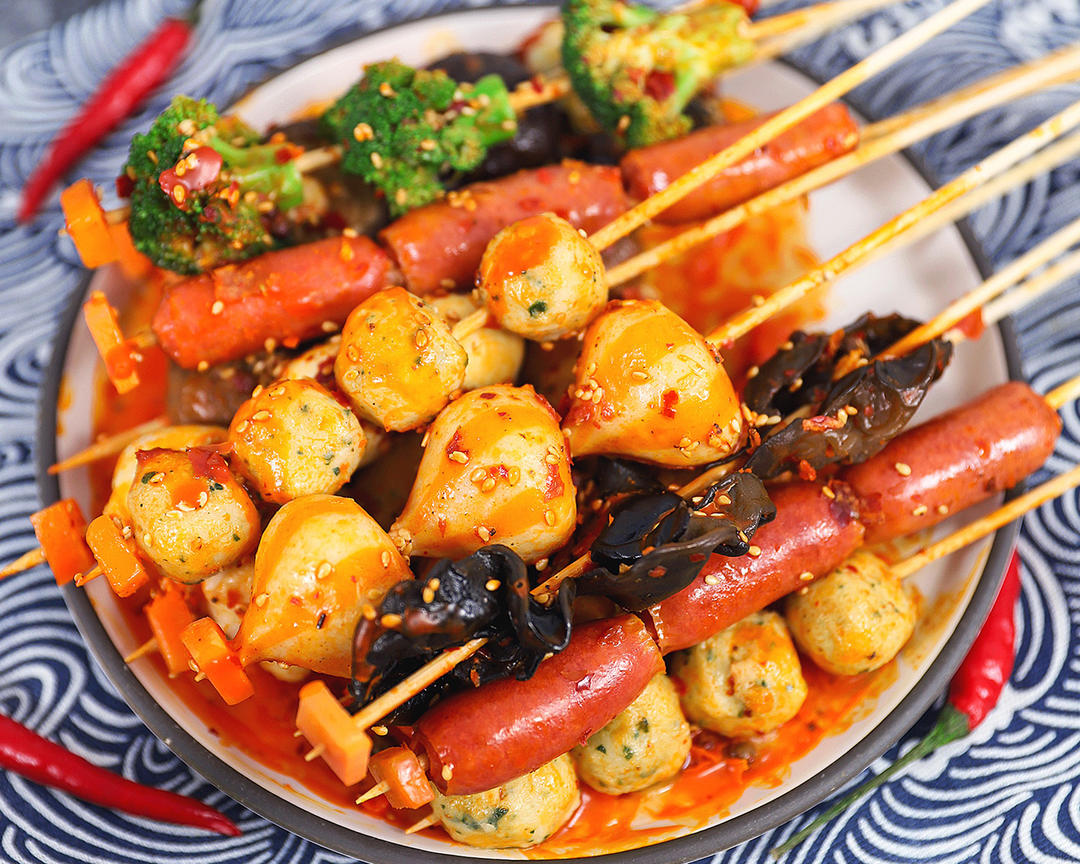 麻辣串串的做法