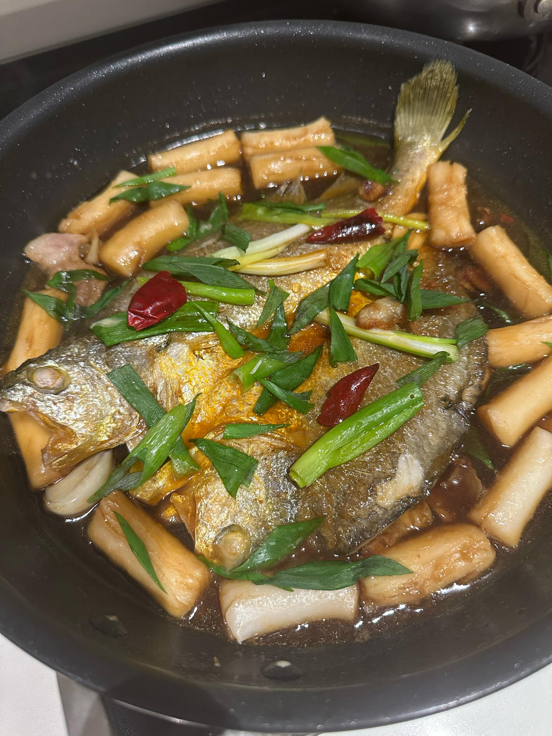 【台州菜】家烧黄鱼(米其林三星新荣记)