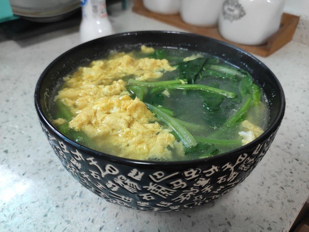 菠菜鸡蛋汤