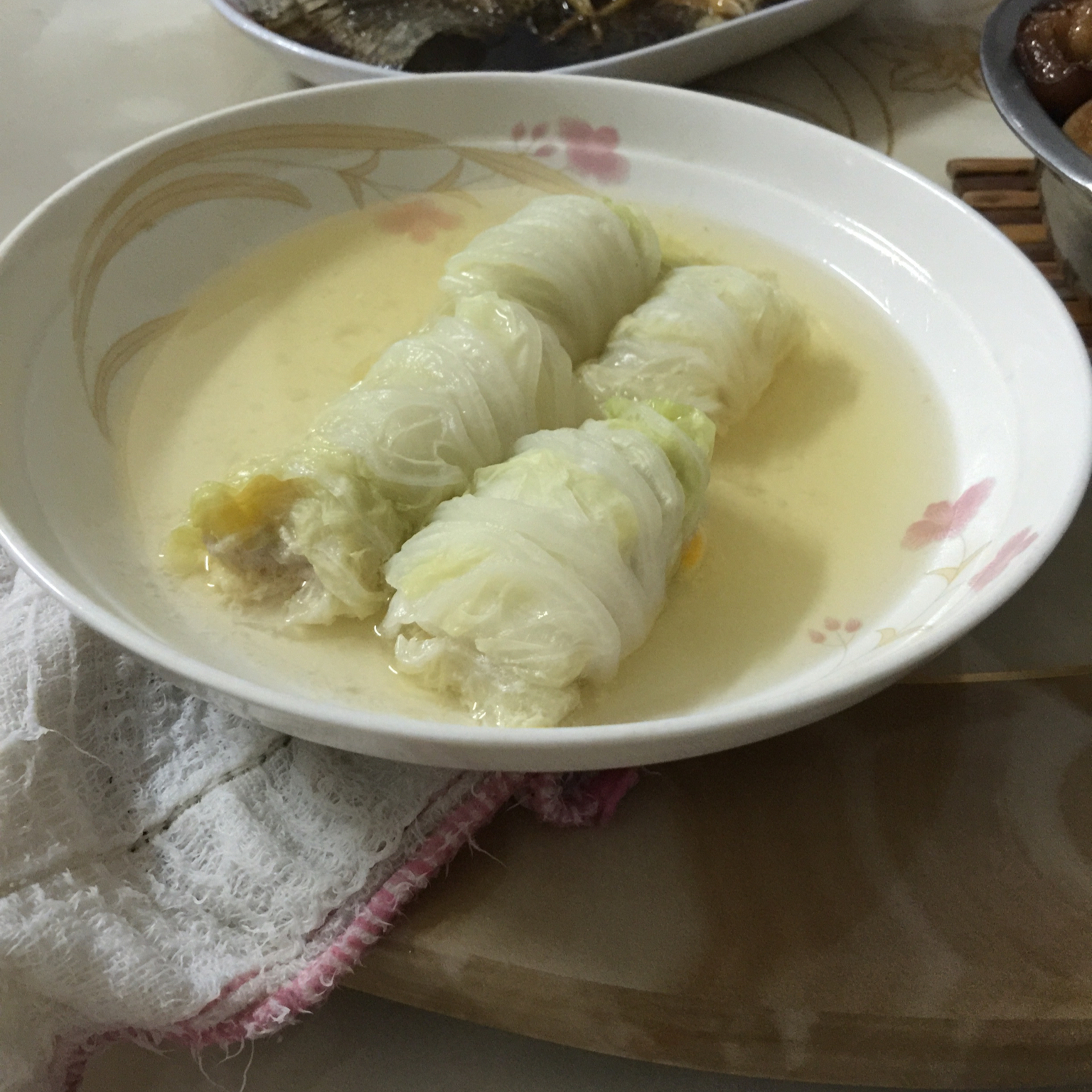 肉酿白菜卷