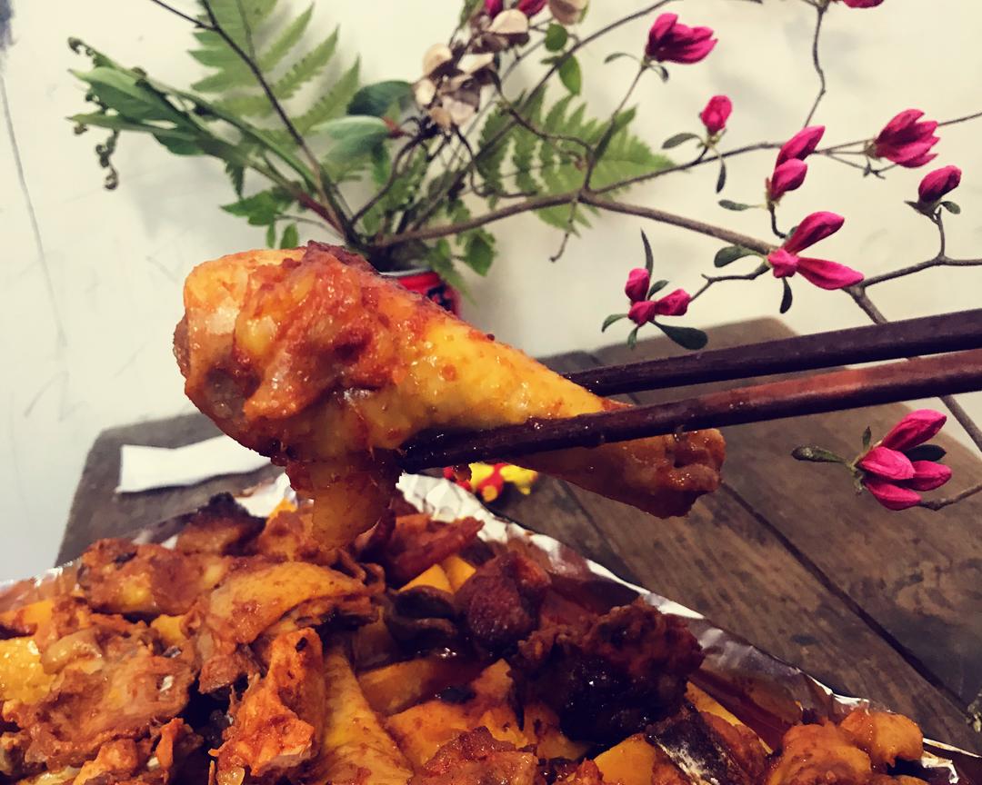 不用腌制的烤鸡