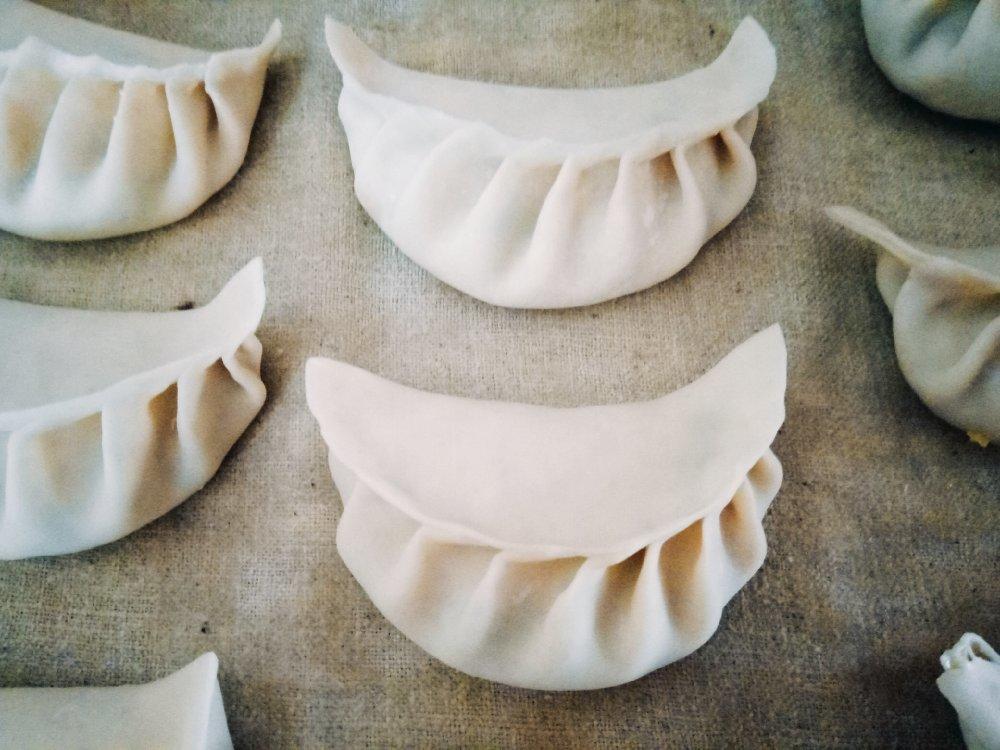 古月在厨房做的绩溪小吃-水馅包