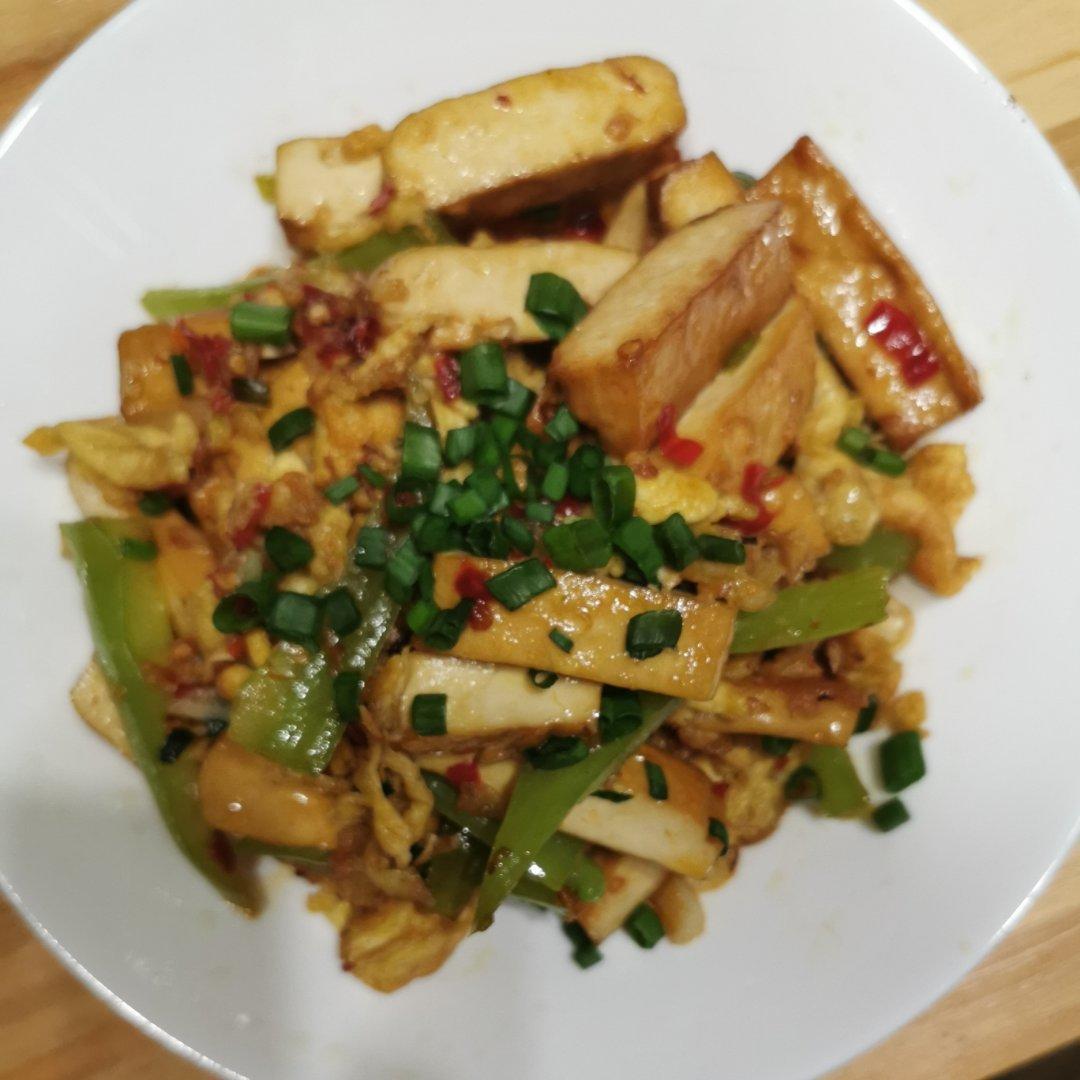 下饭菜 - 剁椒香干炒鸡蛋