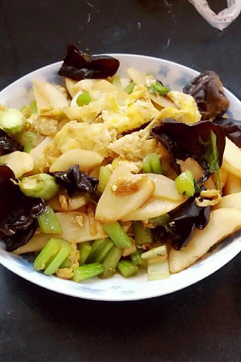 清炒山药木耳
