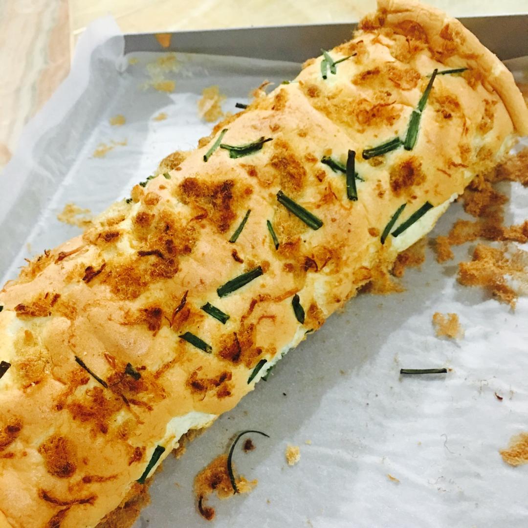 香葱肉松蛋糕卷