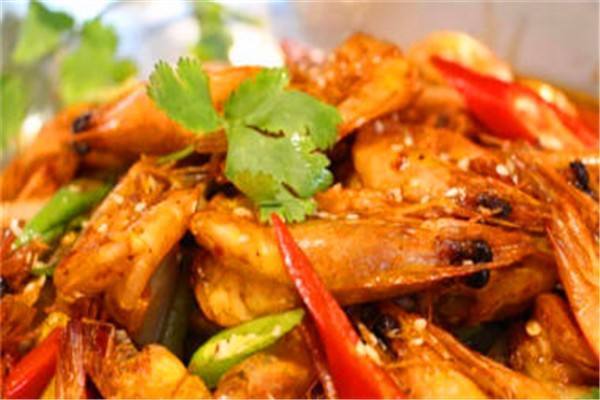江湖美味双椒香辣虾的做法