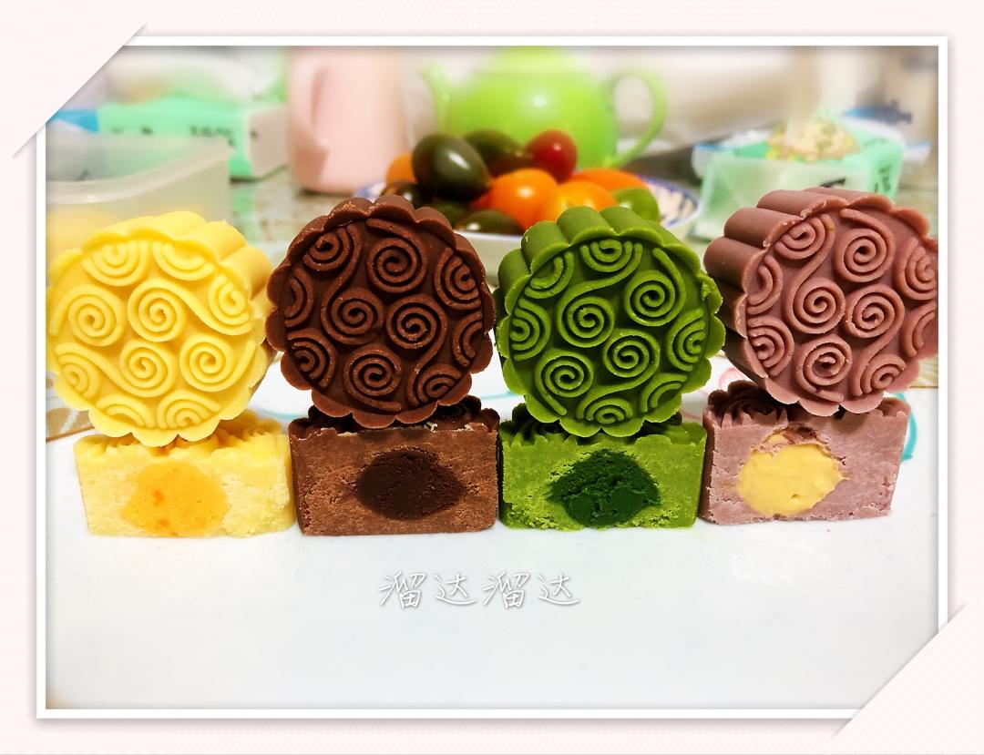 夏日清新单品：四种口味流心绿豆糕