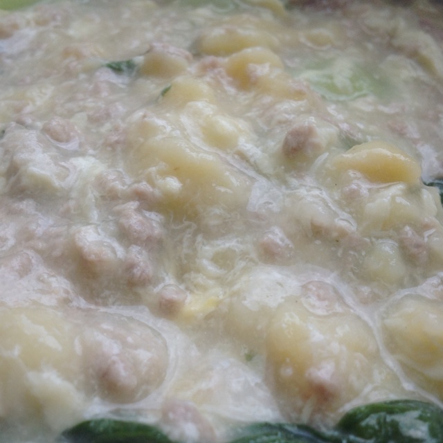 青菜鸡蛋面疙瘩汤