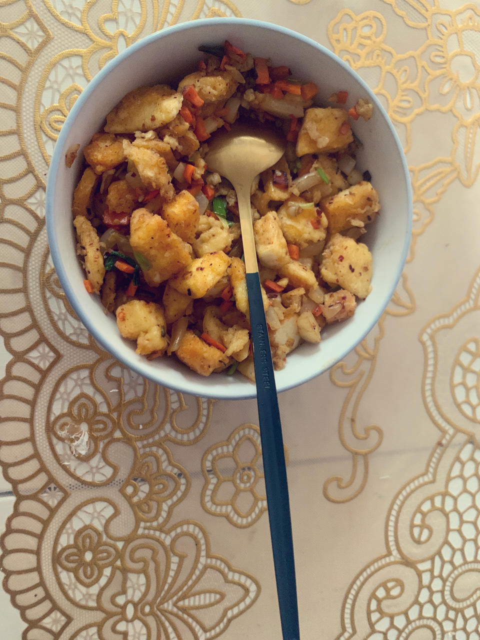 一人食 炒馍花