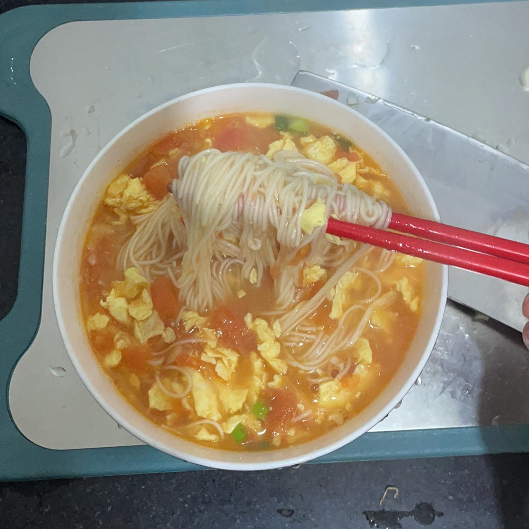 西红柿鸡蛋面行吗