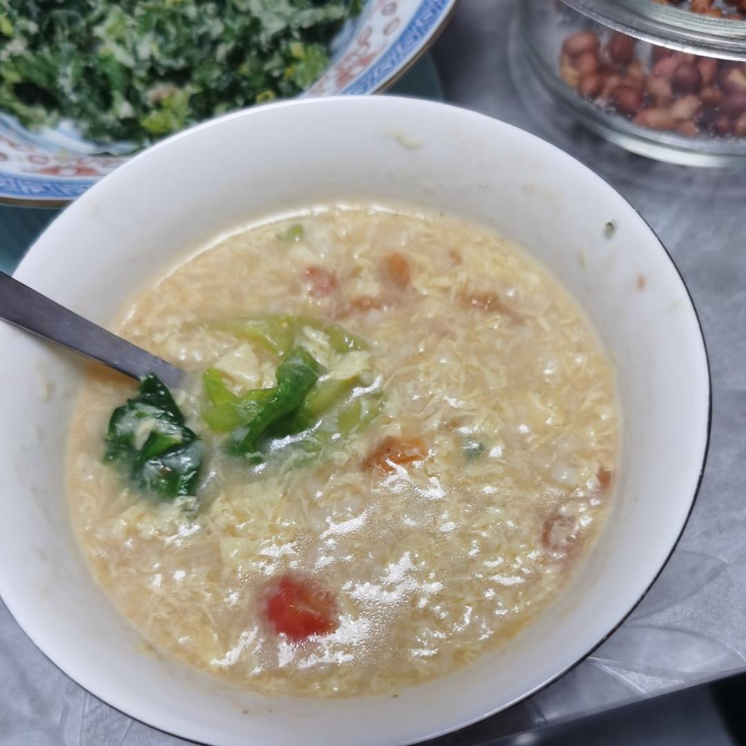 简单早餐-疙瘩汤