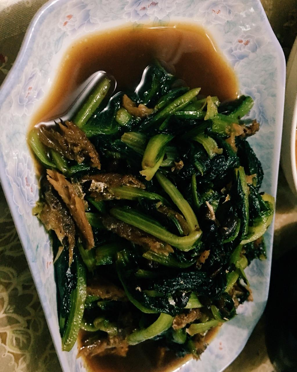 豆豉鲮鱼油麦菜