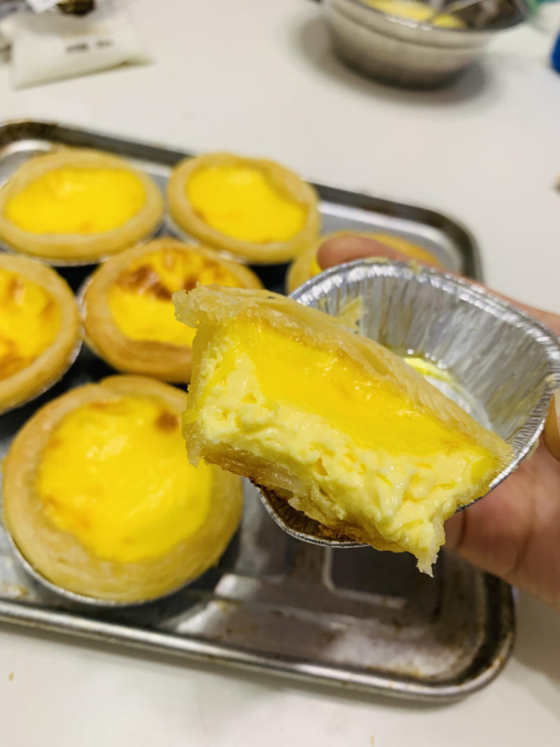 简单版奶香味蛋挞
