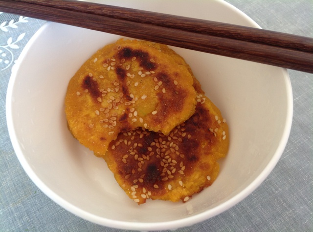 芝麻南瓜饼