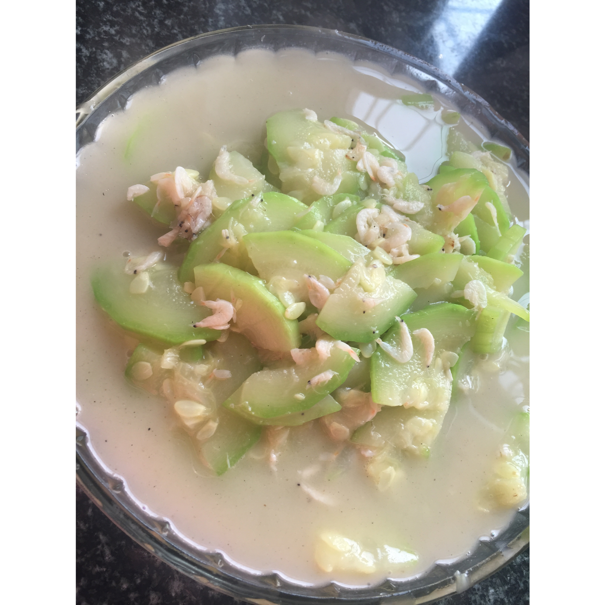 洛筱菲0803做的莆子葫芦炒虾皮